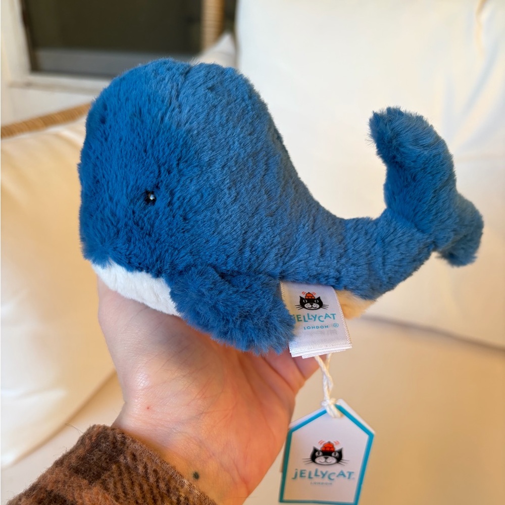 SOLD! NWT Blue Wavelly Whale Jellycat ~Rare and Retired